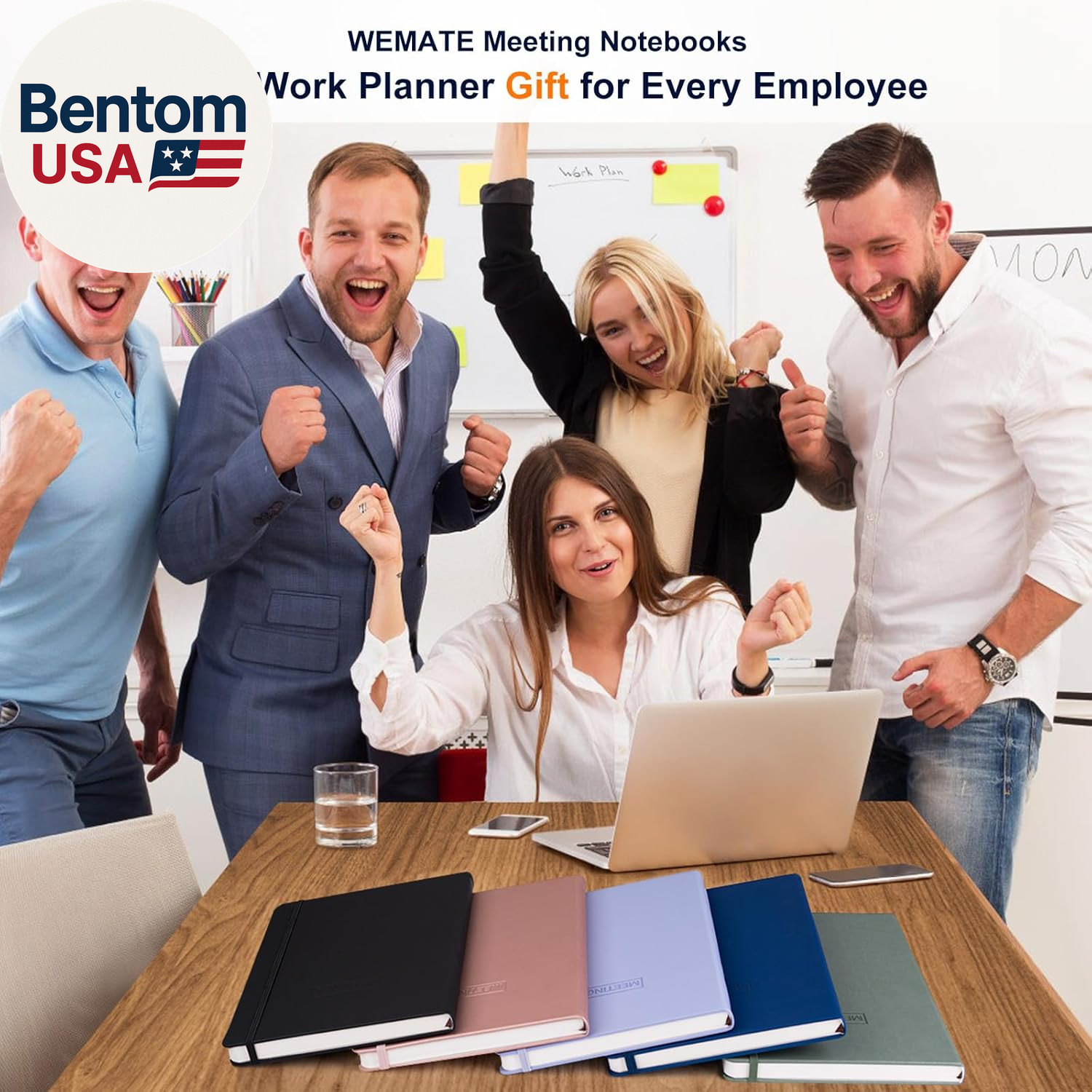Meeting Notebook for Work, Work Planner Notebook with Action Items, B5 Size Proj
