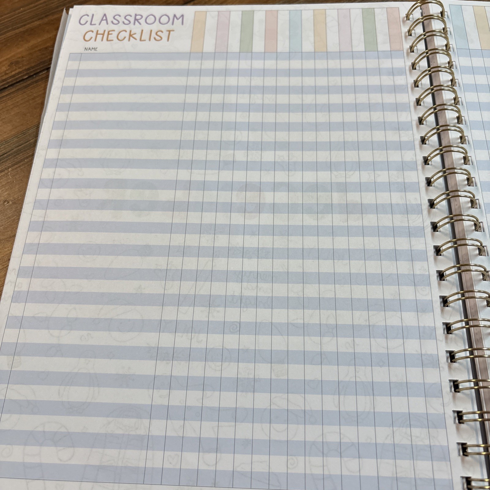 Callie Danielle 2025-2026 Teacher Planner Purple Teaching Is A Work Of Heart