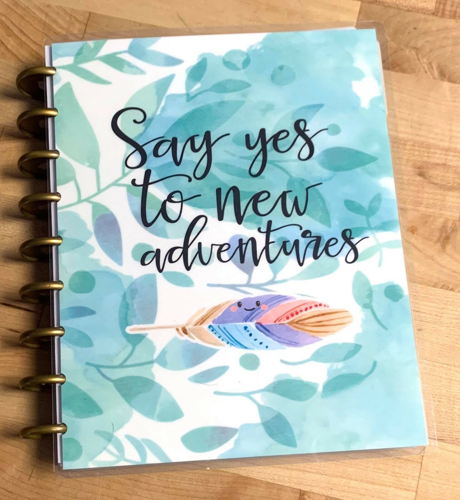 ‘Say Yes to New Adventures’ Quote Cover Set 4 use w/ the Happy Planner