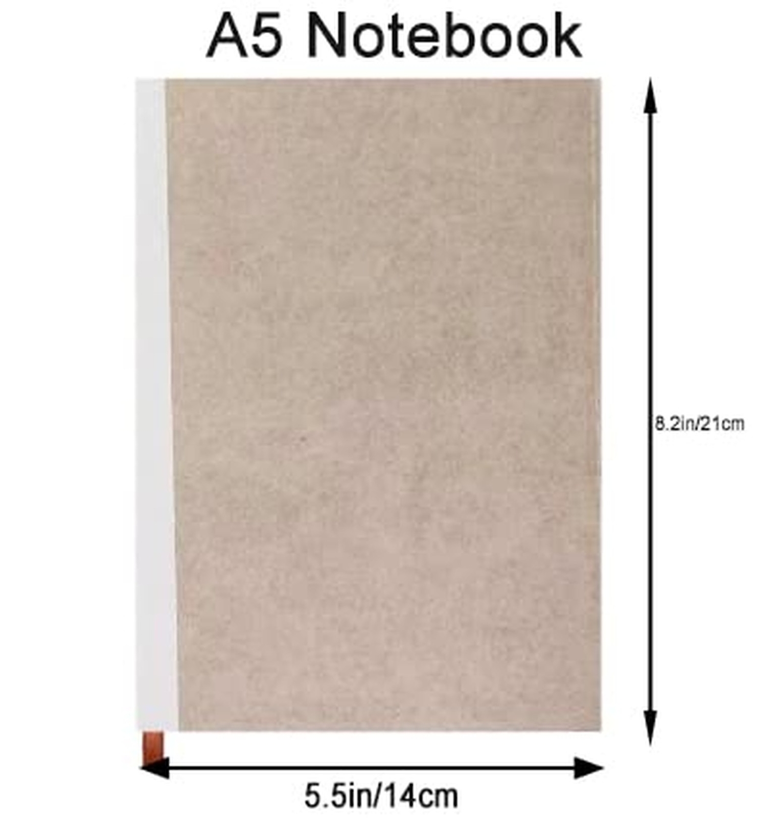 Lined Refill Paper for Hardcover Leather Notebook, A5 Refill Page for Refilla…