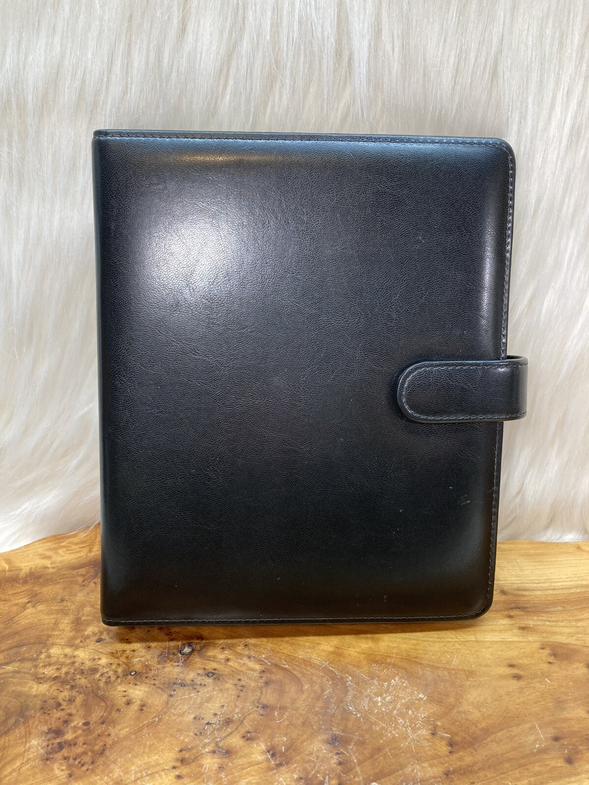 Vintage Rolodex Personal Organizer Day Planner Black Model RO600 6 Ring 1990’s