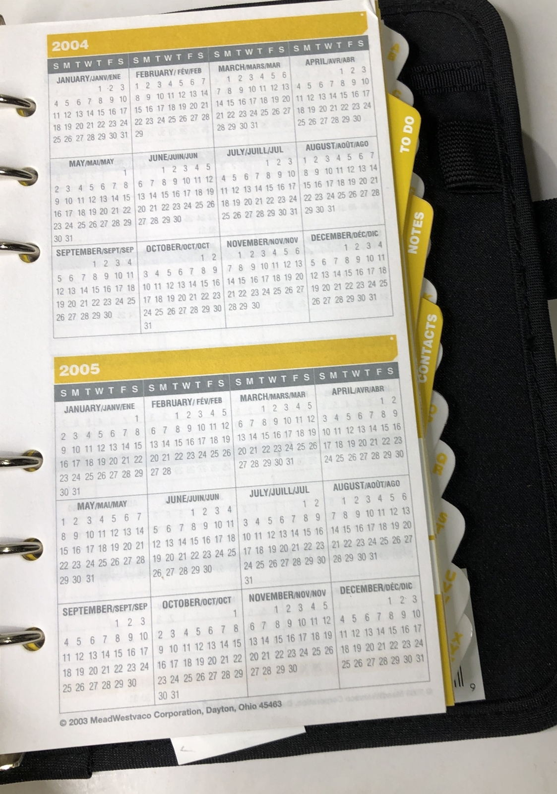 Mead FIVE STAR Student Day Planner with Monthly Planning – Blue/Black