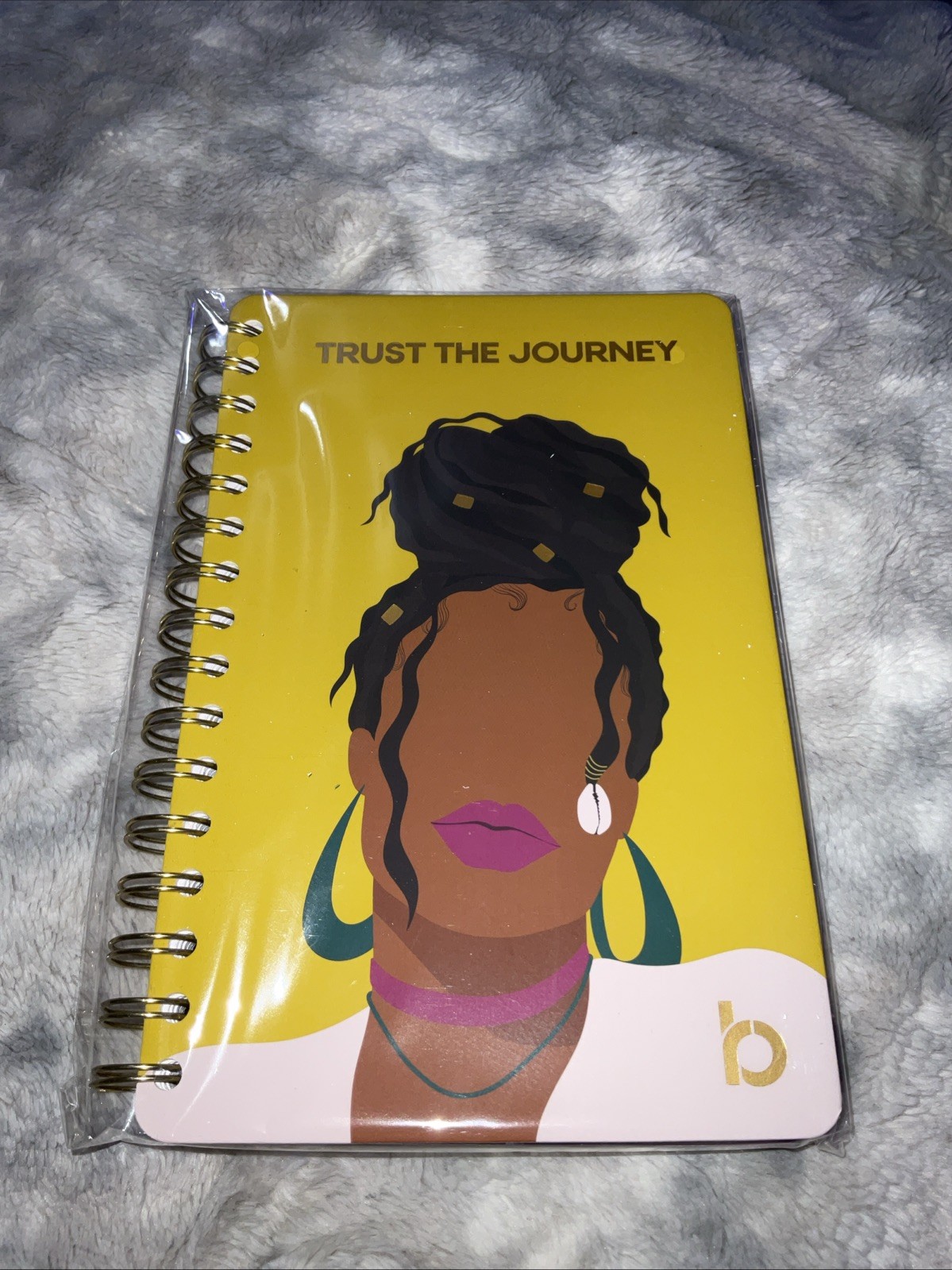 Be Rooted Ruled Spiral Journal 5.5″x8.5″ “TRUST THE JOURNEY” 120 Lined Pages