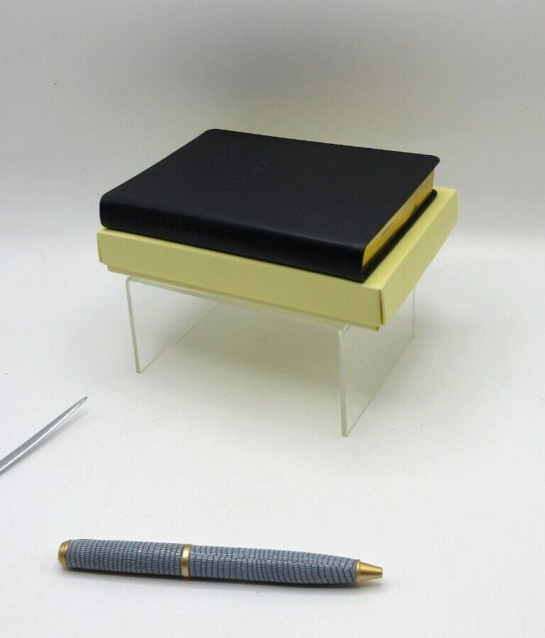 Full Grain Leather Journal 4×6″ 240 Lined Pages Graphic Image $60 NAVY