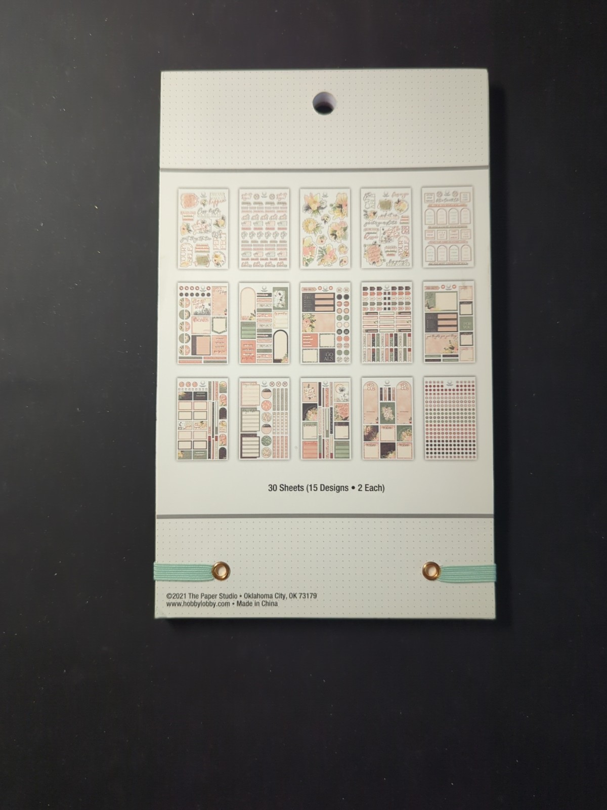 Agenda 52 Planner Sticker Books, Lot Of 6, Slightly Used