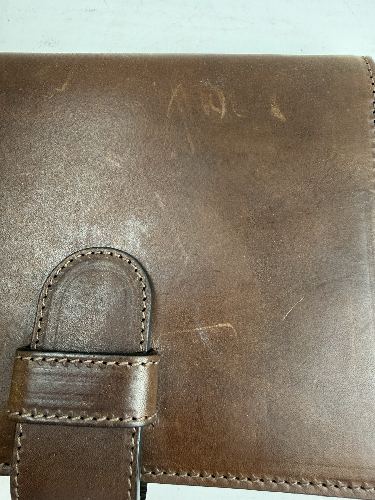 Borlino Italy Brown Leather Journal Leather 8.5x6in