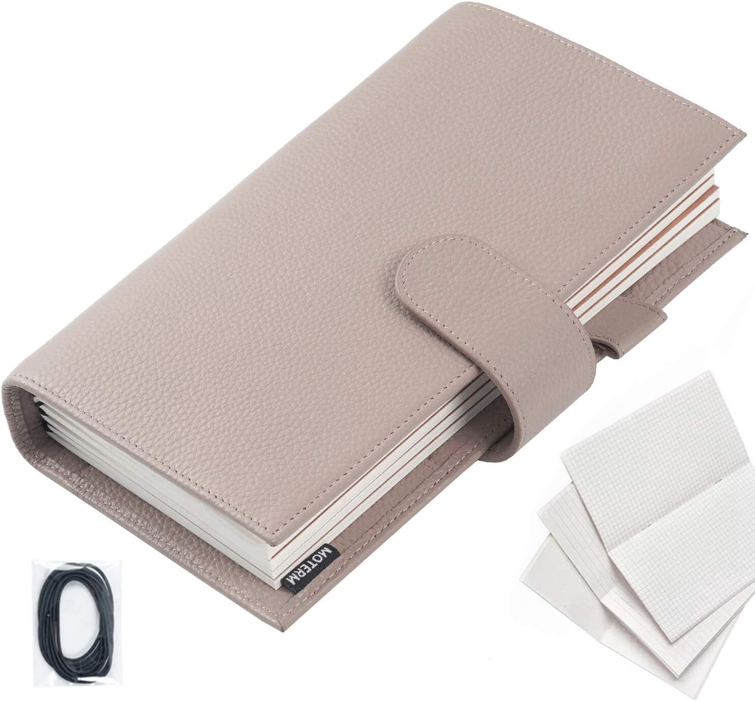 Companion Traveler’s Notebook Cover – Upgraded Design with Back Pocket Standa…