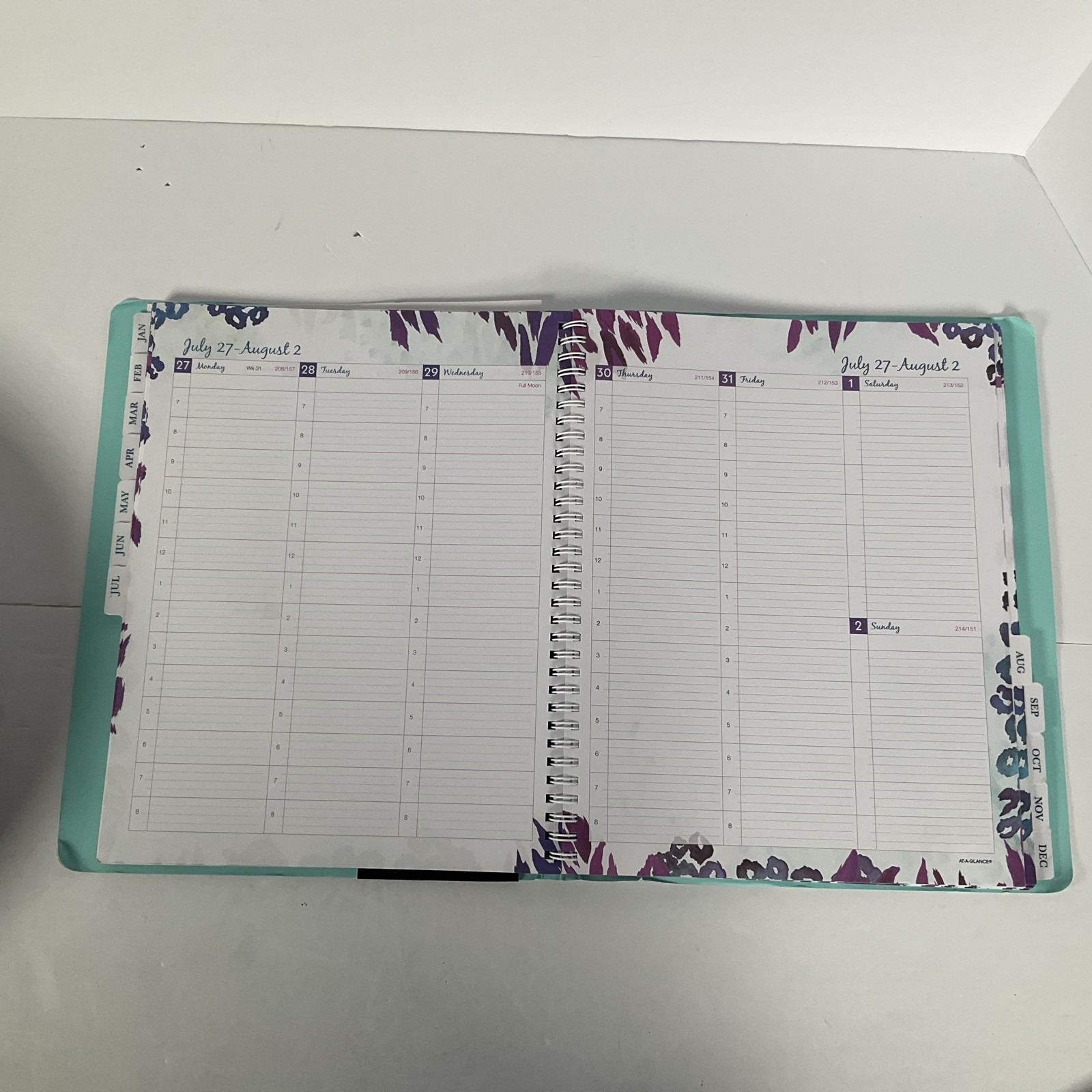 At-A-Glance My Week 2026 Planner Wild Washes Blue 523-905