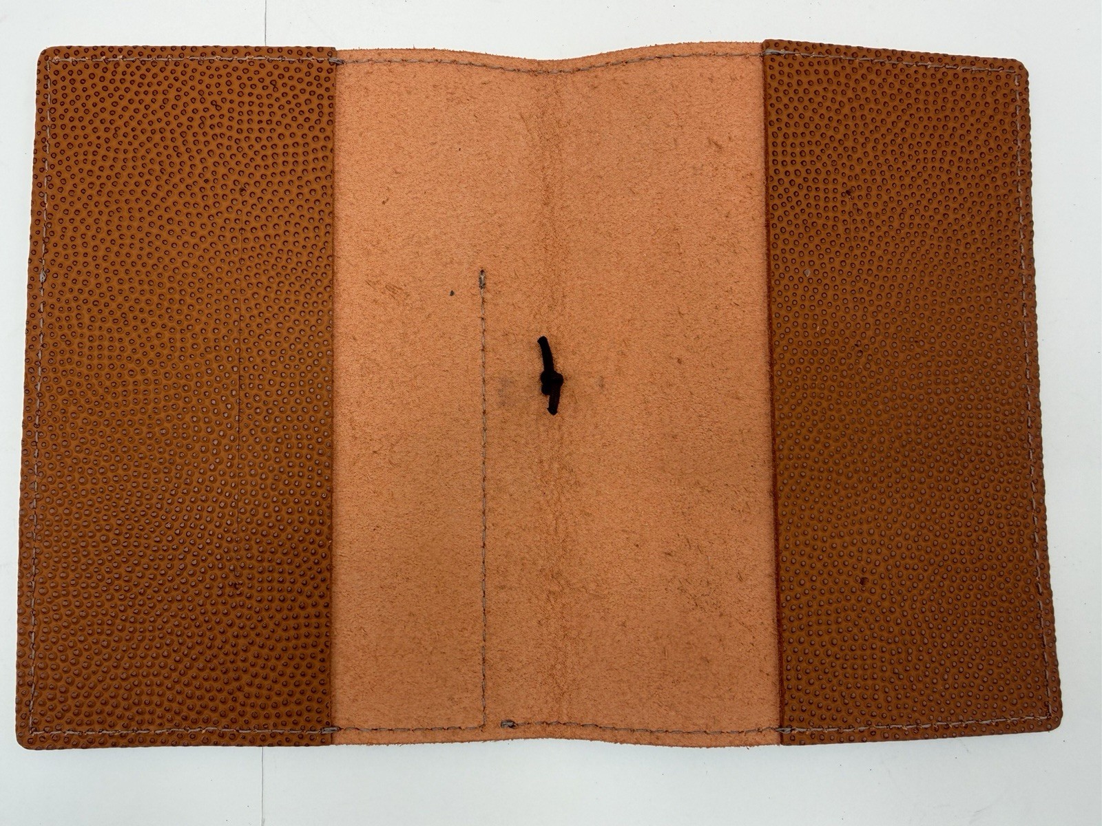 Sojourner USA A6 Orange Basketball Leather Folio Hobonichi Stalogy Midori Cover