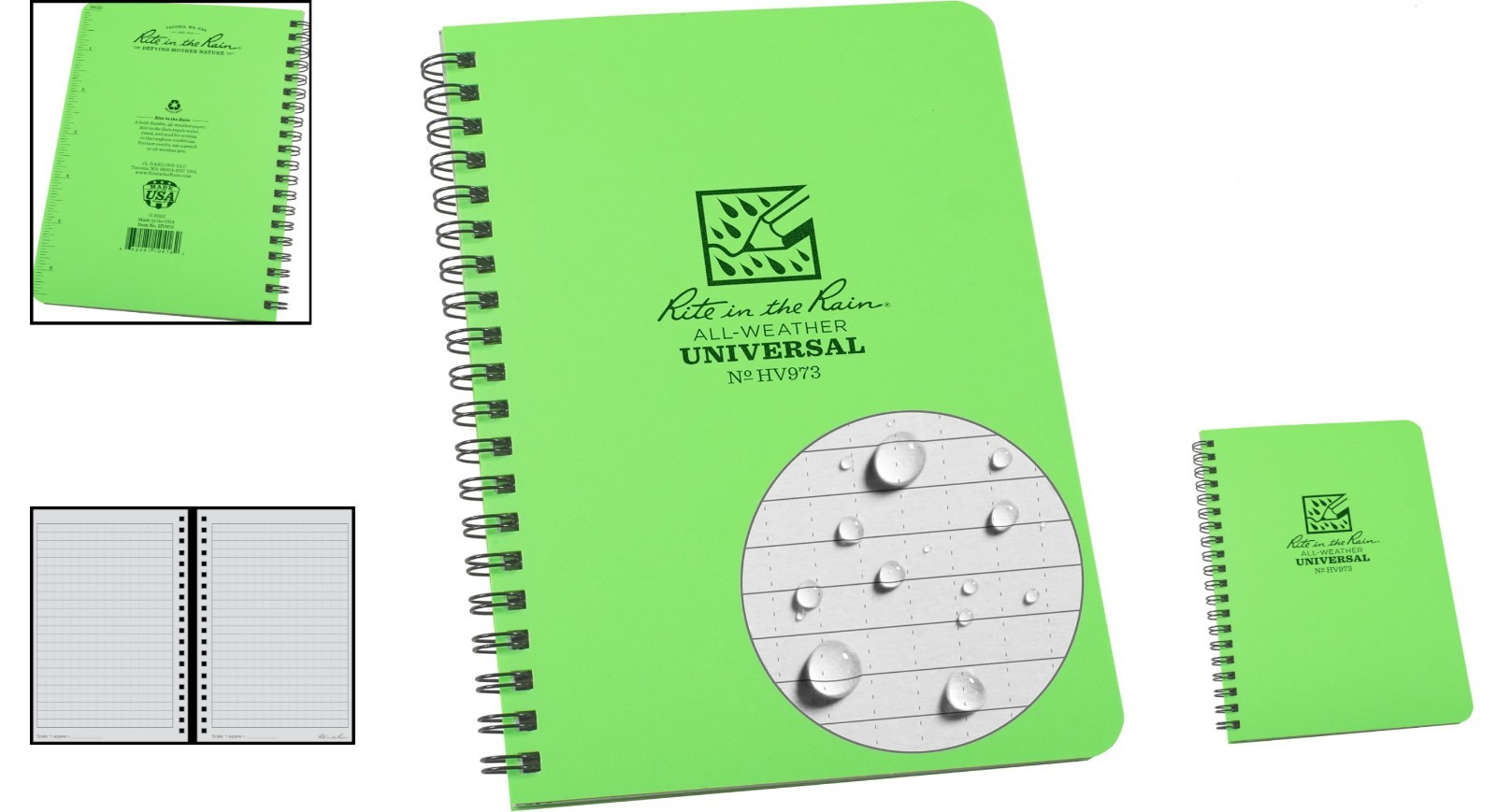 All-Weather 64 Page Spiral Notebook 4.625″ x 7″ – Ultimate Outdoor Companion