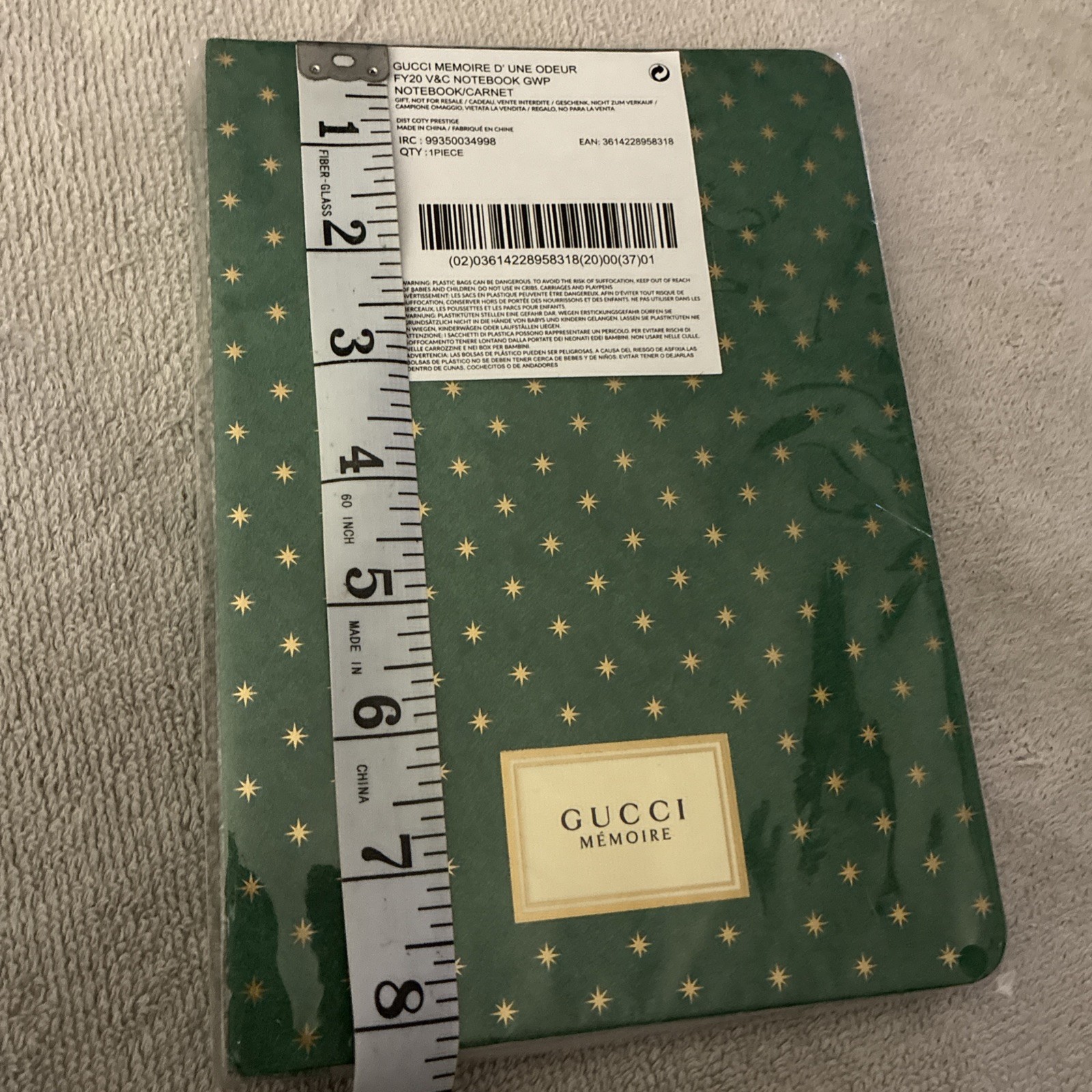 Gucci Limited Edition Memoire d’une Odeur Notebook Hardcover New & Rare