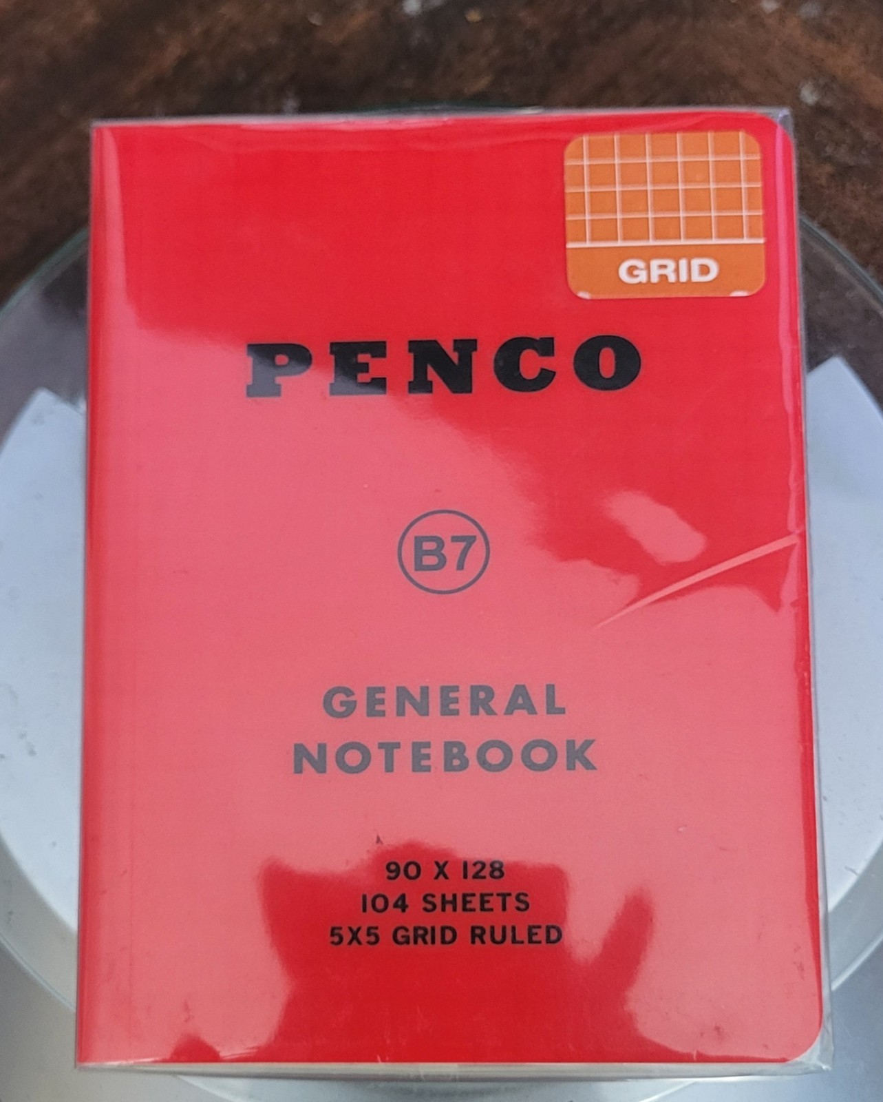 Hi Tide Penko Notebook B7 Square Red CN158