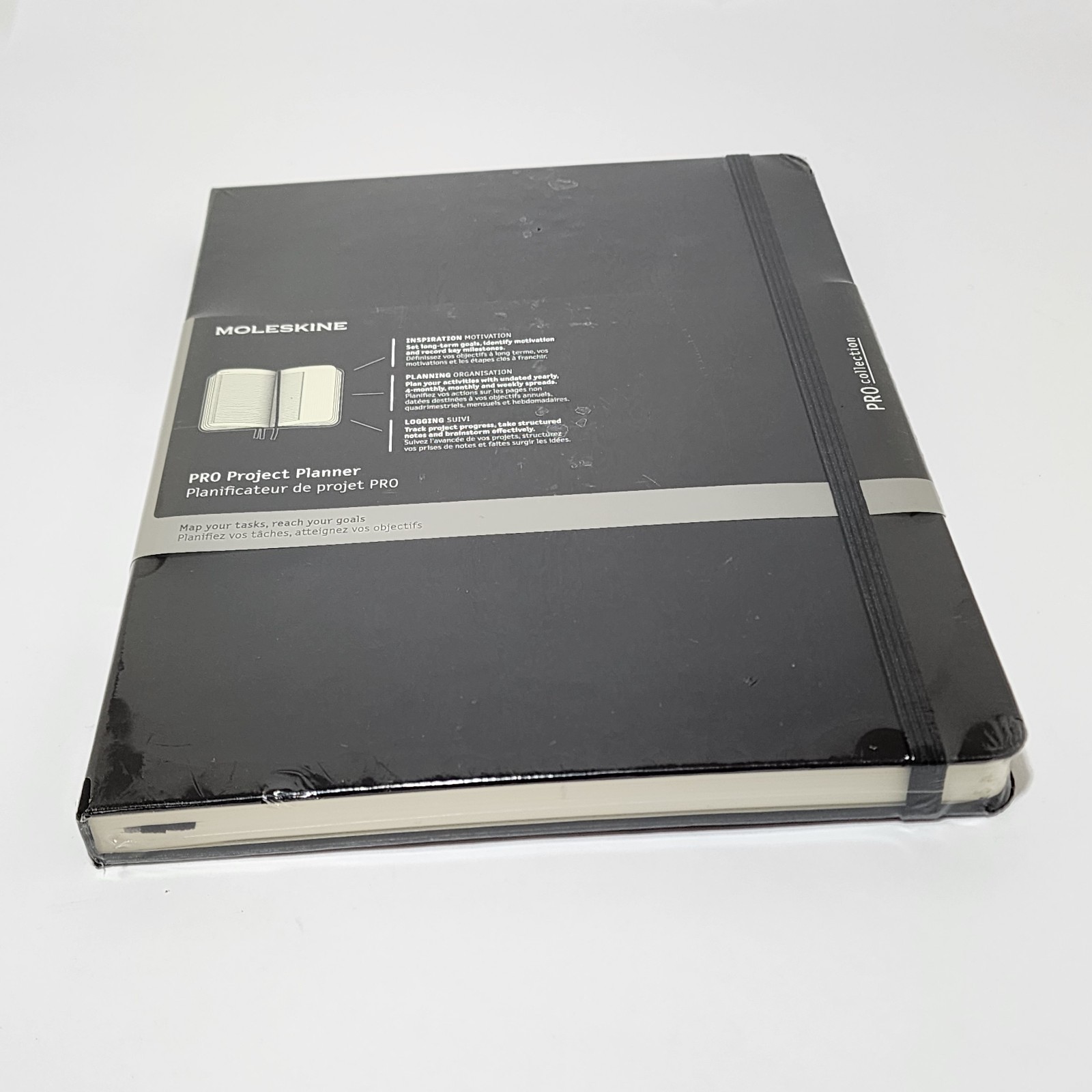 Moleskine Professional Project Planner Extra Large Hard Cover 7.5×9.75 288 Pages
