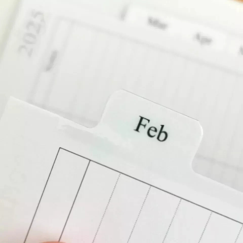 Monthly Planner Refill 5-1/2 x 8-1/2 Two Pages Per Classic/Size 4 2024-2025