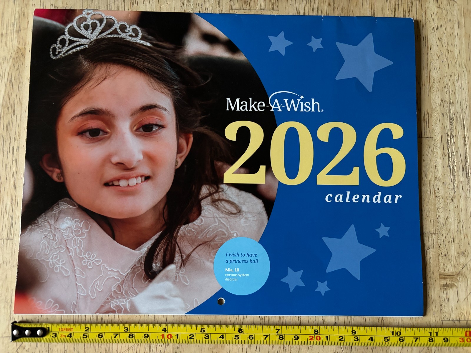 Make-A-Wish Foundation – 2026 Wall Calendar – 12 Months – Kute Kid Photography!