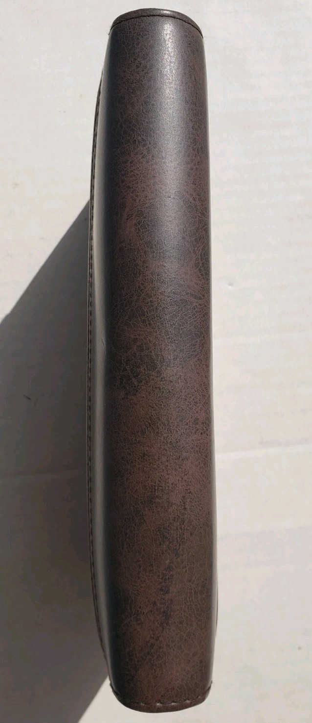 Day-Timer Brown 6 Ring Planner Organizer 8.5″x 5.5” Zip Around Small w/Pen
