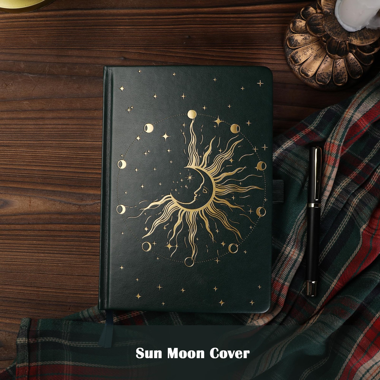 Sun & Moon Journals for Men, A5 Hardcover Notebooks for Writing for Work, Tra…