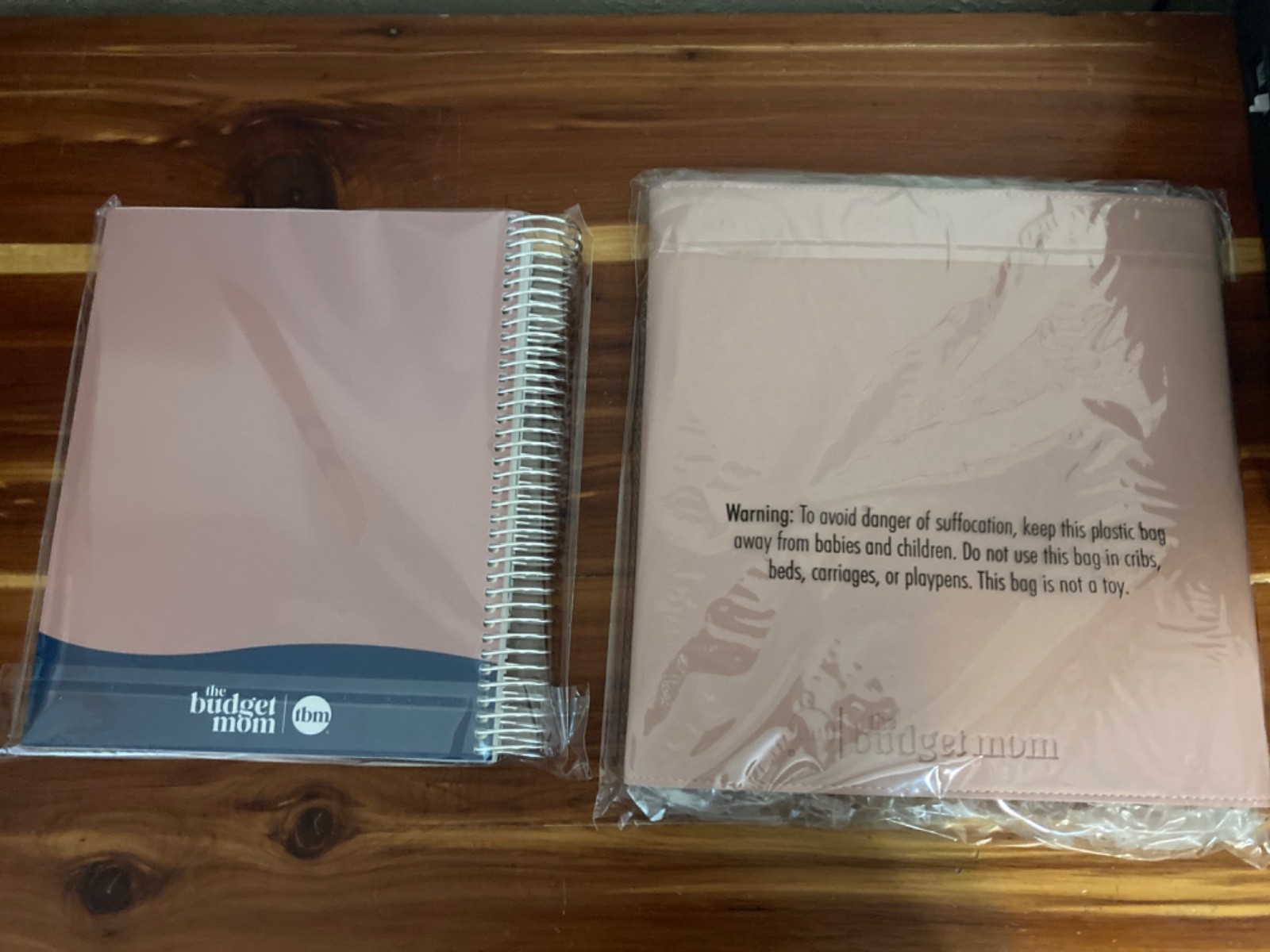 NEW The Budget Mom Live Rich Planner (Small) and Pink Folio