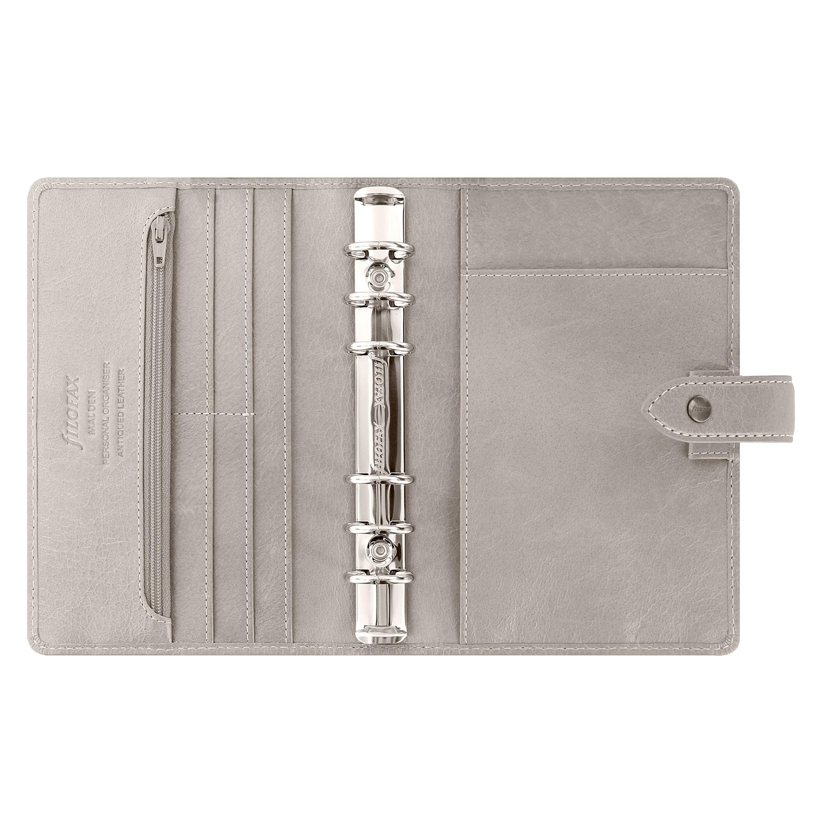 Filofax Malden System Planner, Bible Size, Stone Finish, 025811 (Genuine Importe