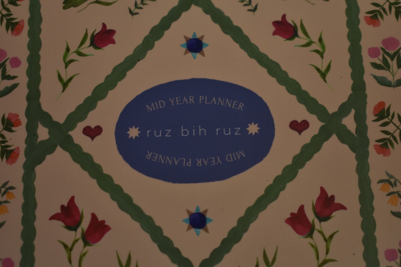 Papier Quilted Daydreams Mid Year Planner Ruz Bih Ruz August 2023-July 2024