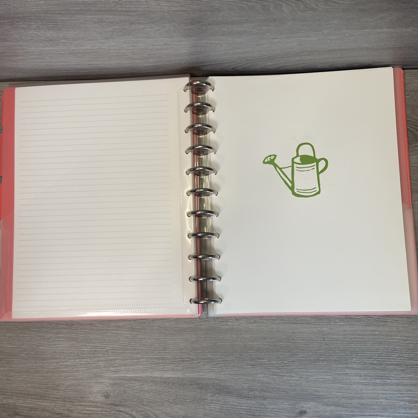 Office by Martha Stewart Notebook Planner Large Orange Discbound Arc + Inserts