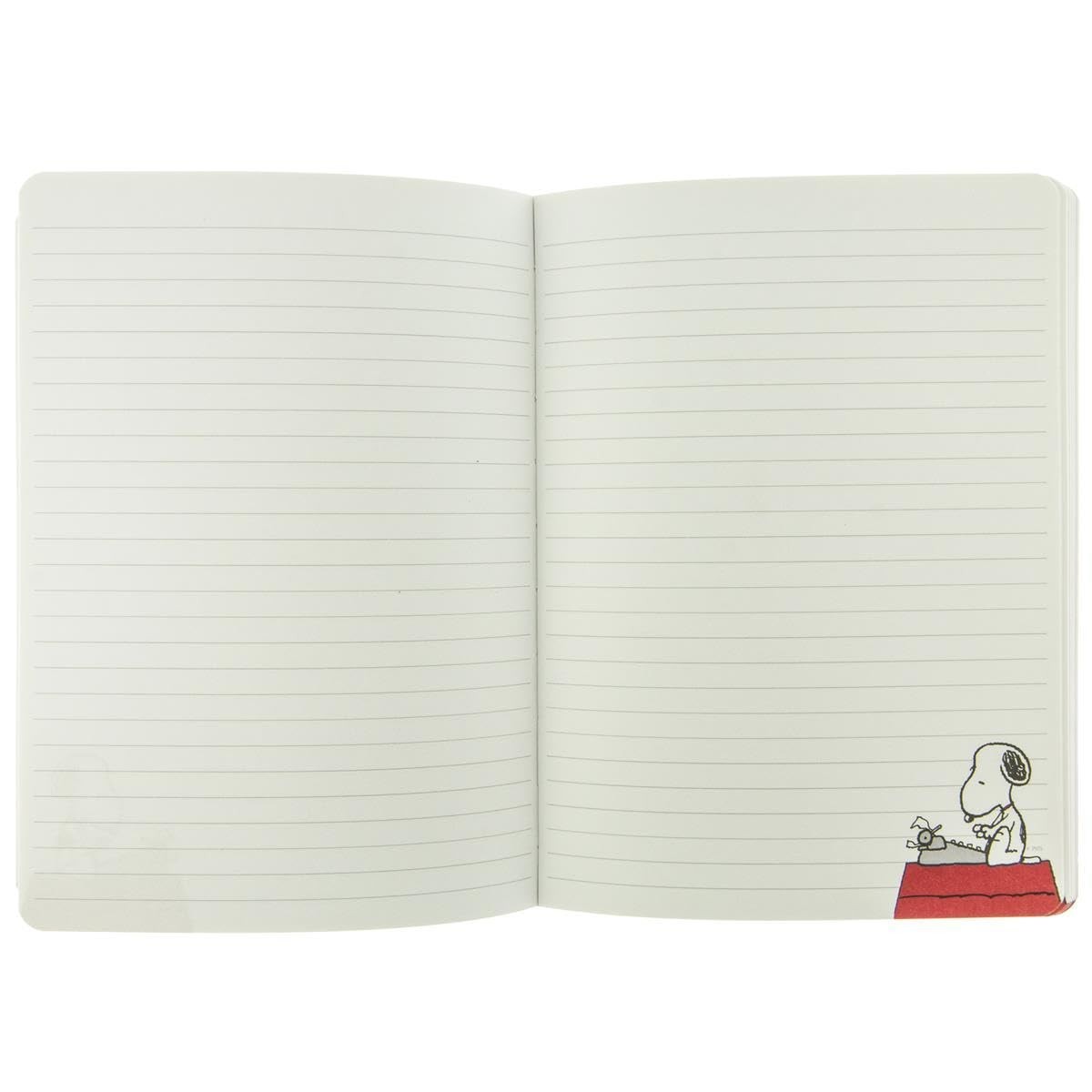 Graphique Soft Cover Journal, Peanuts Typewriter Design –