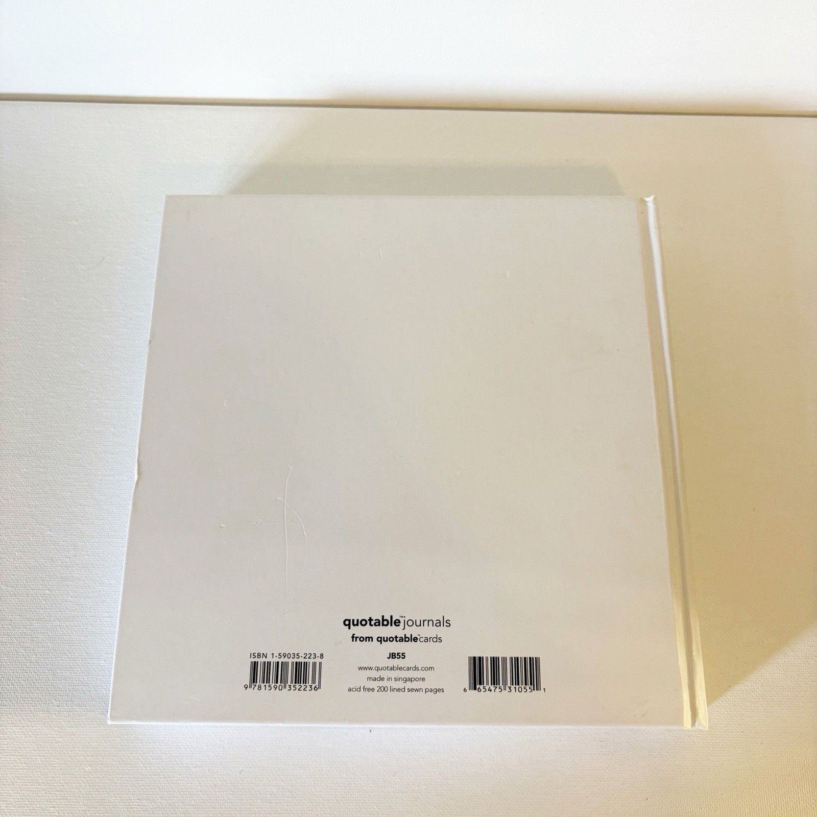 Quotable Cards Thoreau Walden Quote Journal Blank Acid Free 200 Pages Lined New