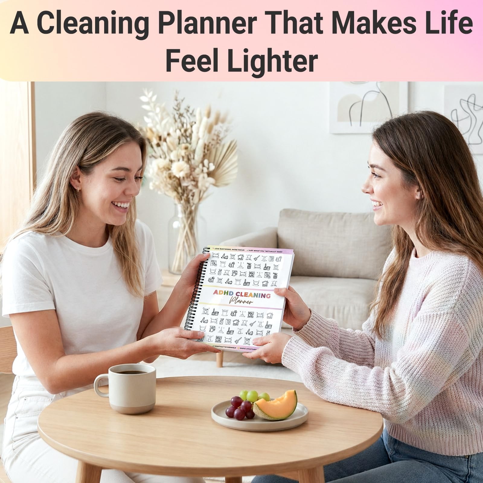 Adhd Cleaning Planner – Fully Reusable Planners With Laminated Pages, Cleaning