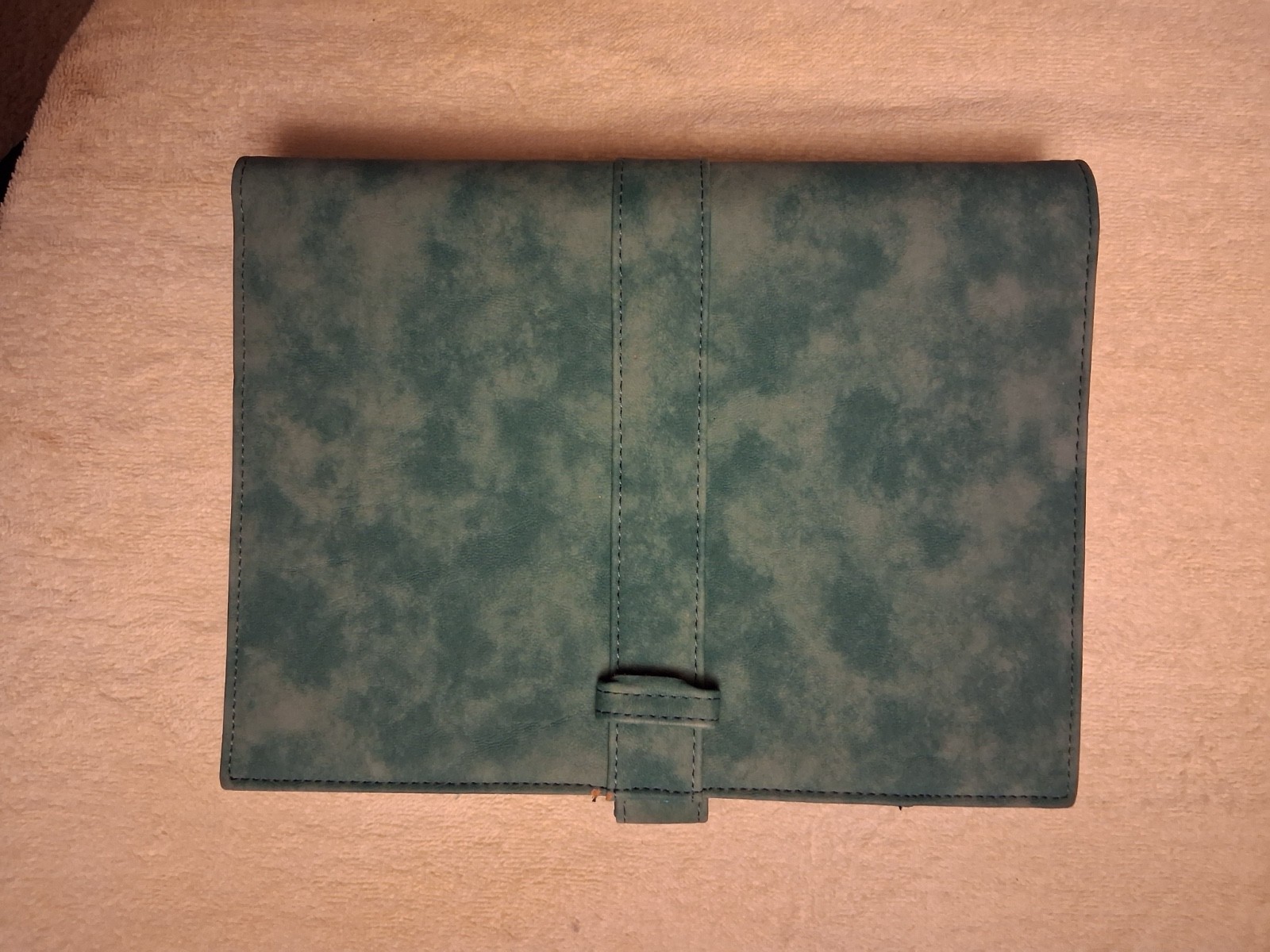 Day-Timer Desk Planner Organizer Binder 7 rings Turquoise Blue