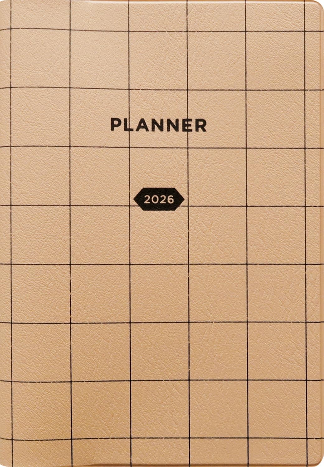 Matca Planner 2026 January Start B6 Monthly Trellis Apricot DR-MG-563