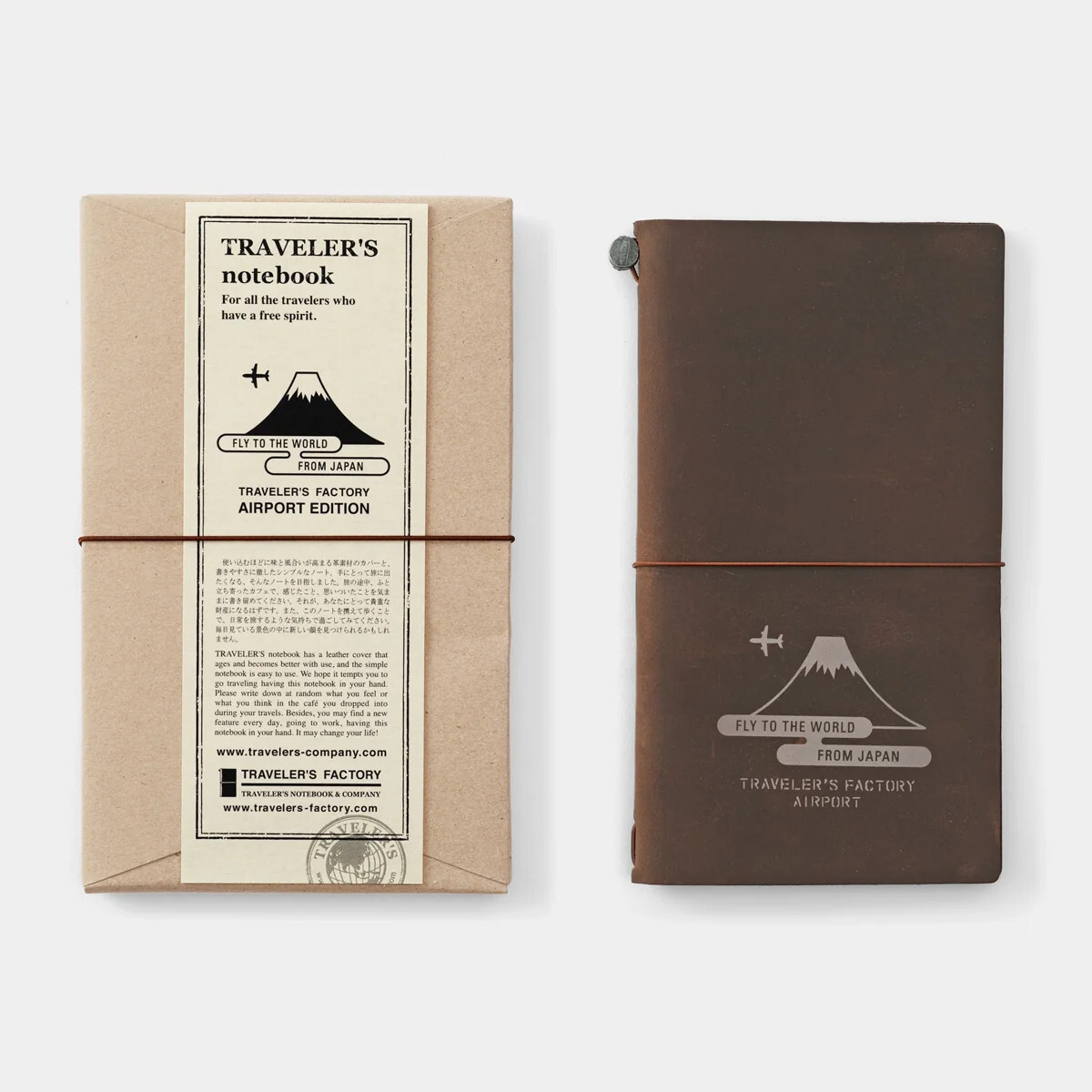 NEW Traveler’s Factory Leather Notebook Organizer Planner Narita Airport Edition
