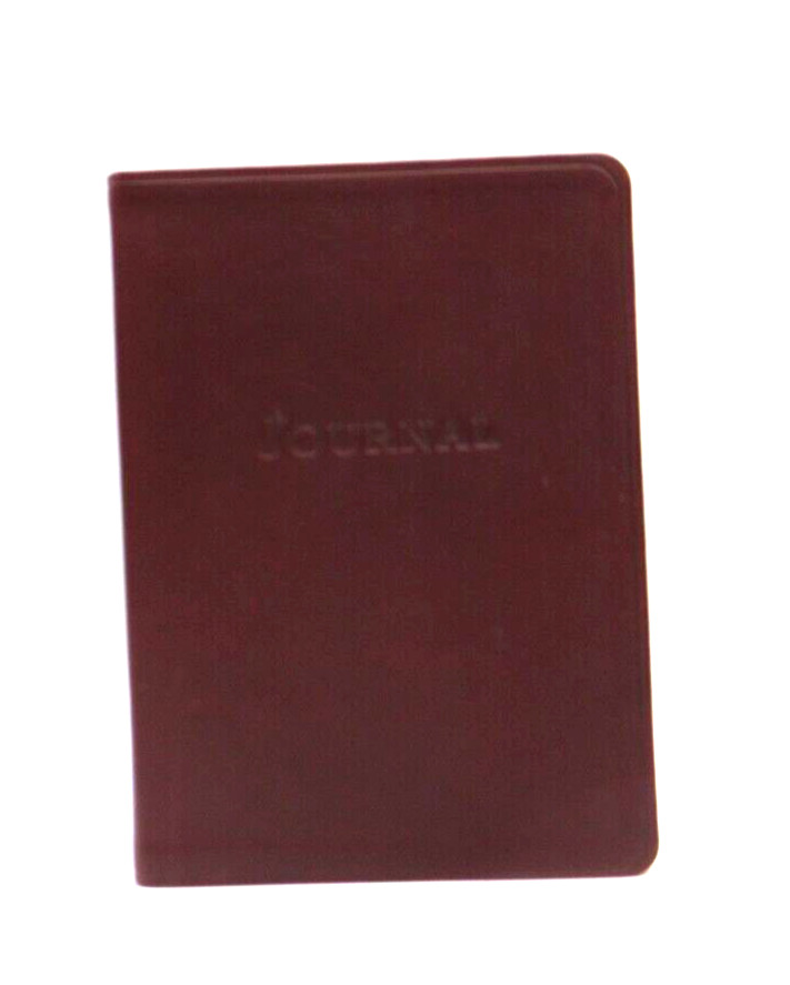 Leather Soft Cover Journal 7″ 224 Lined Pages Graphic Image List$70 Burgundy