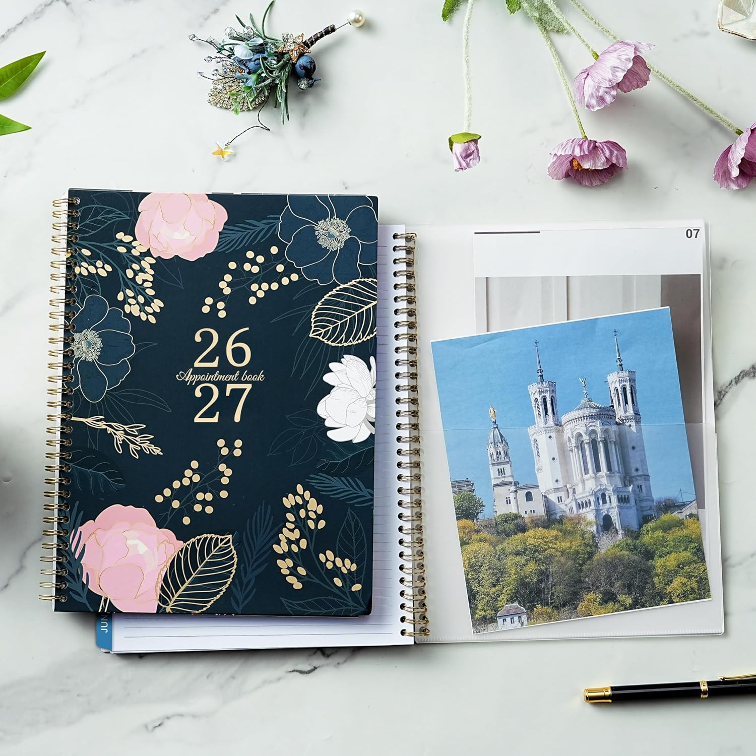 2026-2027 Appointment Book July 2026 June 2027 Weekly 9″X11″ Hourly Planner Tabs