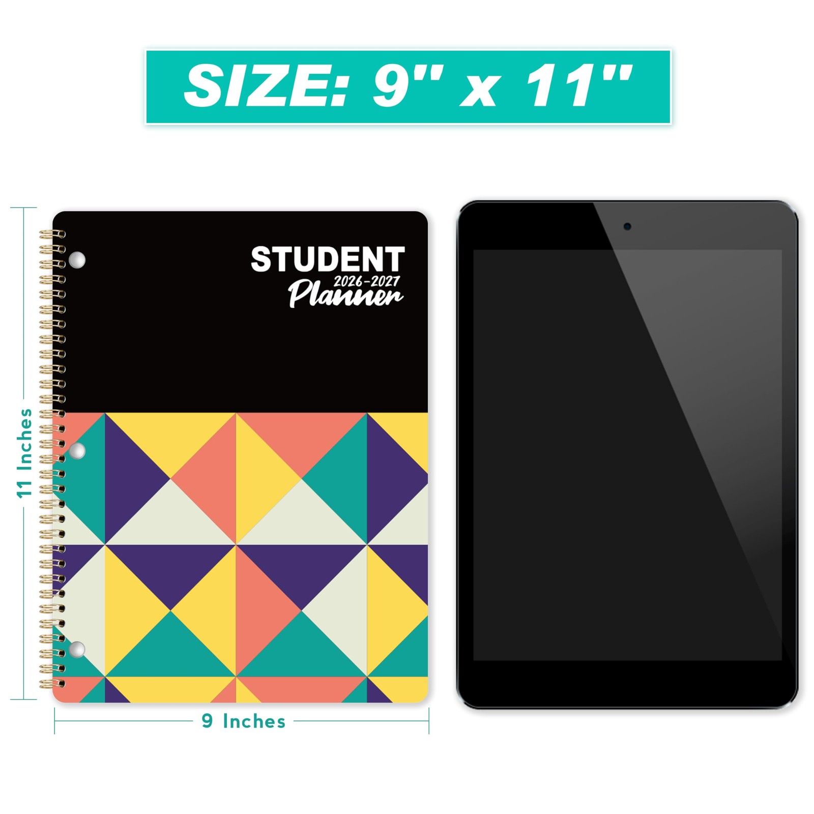 Student Planner 2026-2027 – School from Jul 2026 – 9″ × 11″