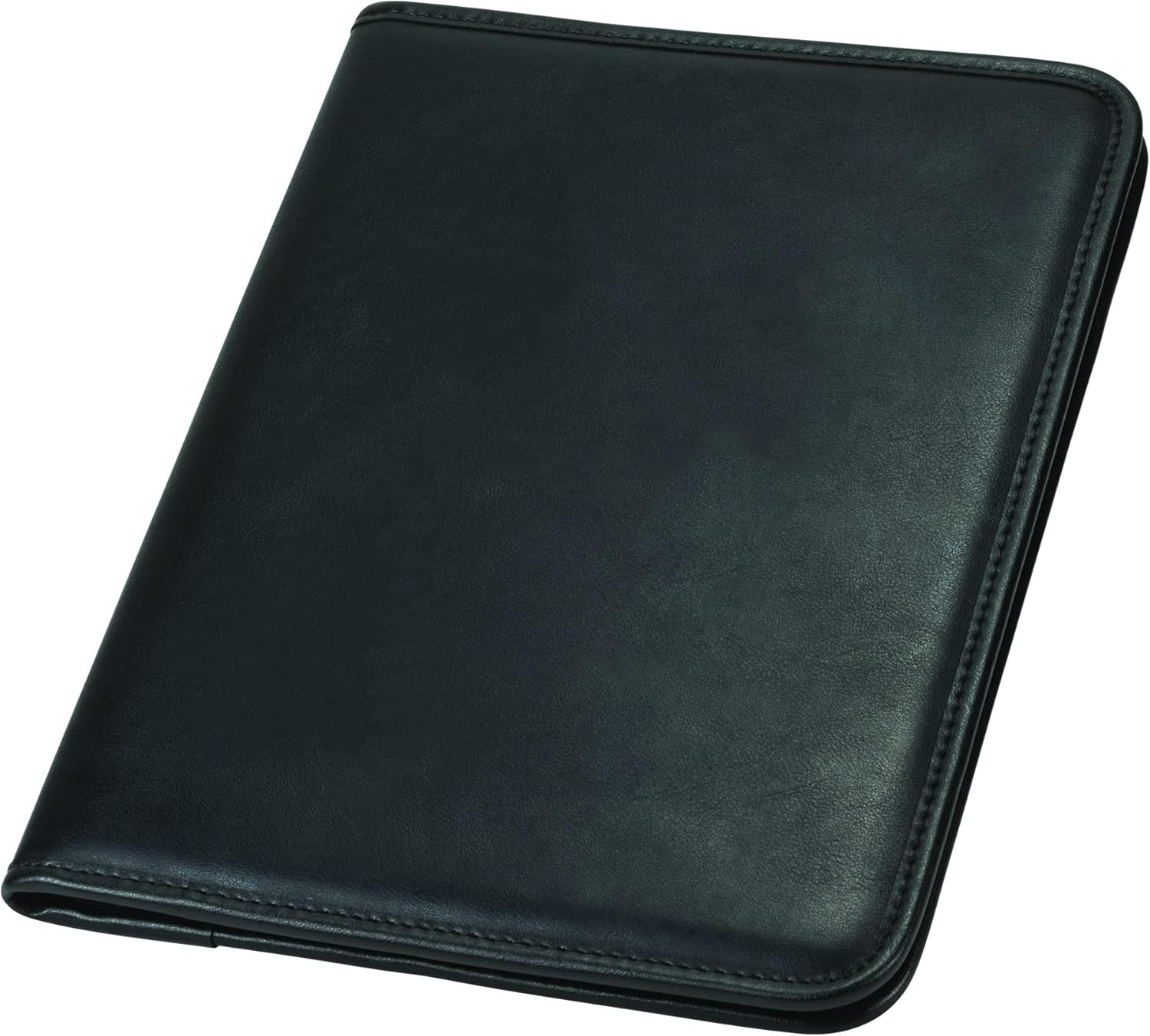 Faux-Leather Mini Padfolio 5″x8″ Writing Pad Professional Organizer Black