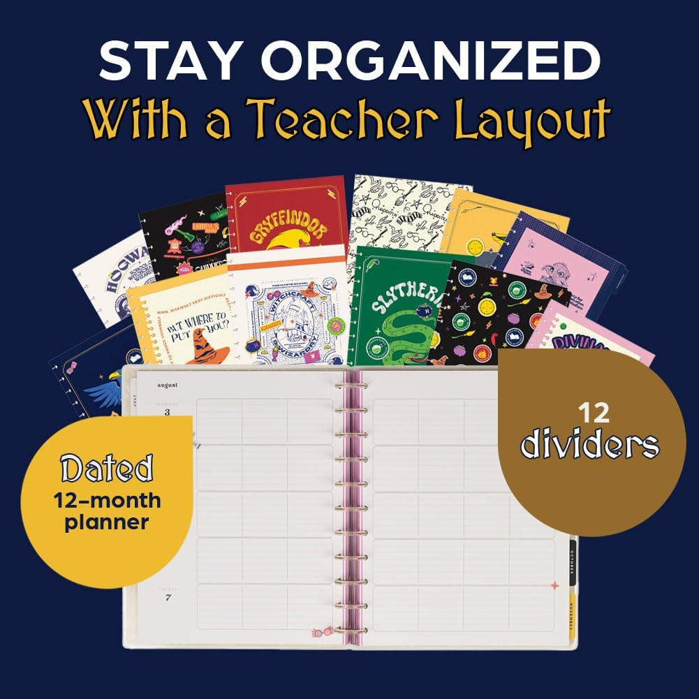 Happy Planner Harry Potter Disc-Bound 12-Month Academic Planner, July 2026–June