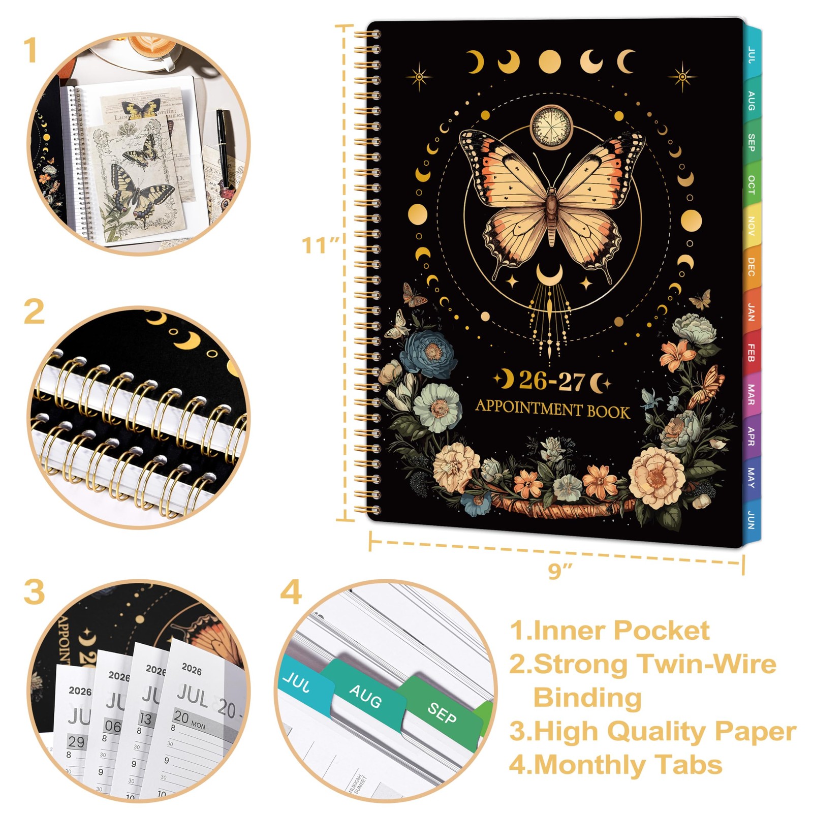 Appointment Book/Planner 2026-2027 – Appointment Book 2026-2027, July 2026-27
