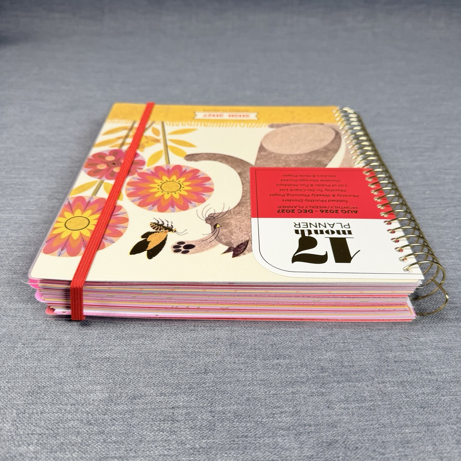 Creative Expert 17 Month Planner AUG 2026 – DEC 2027 Monthly/Weekly Planner