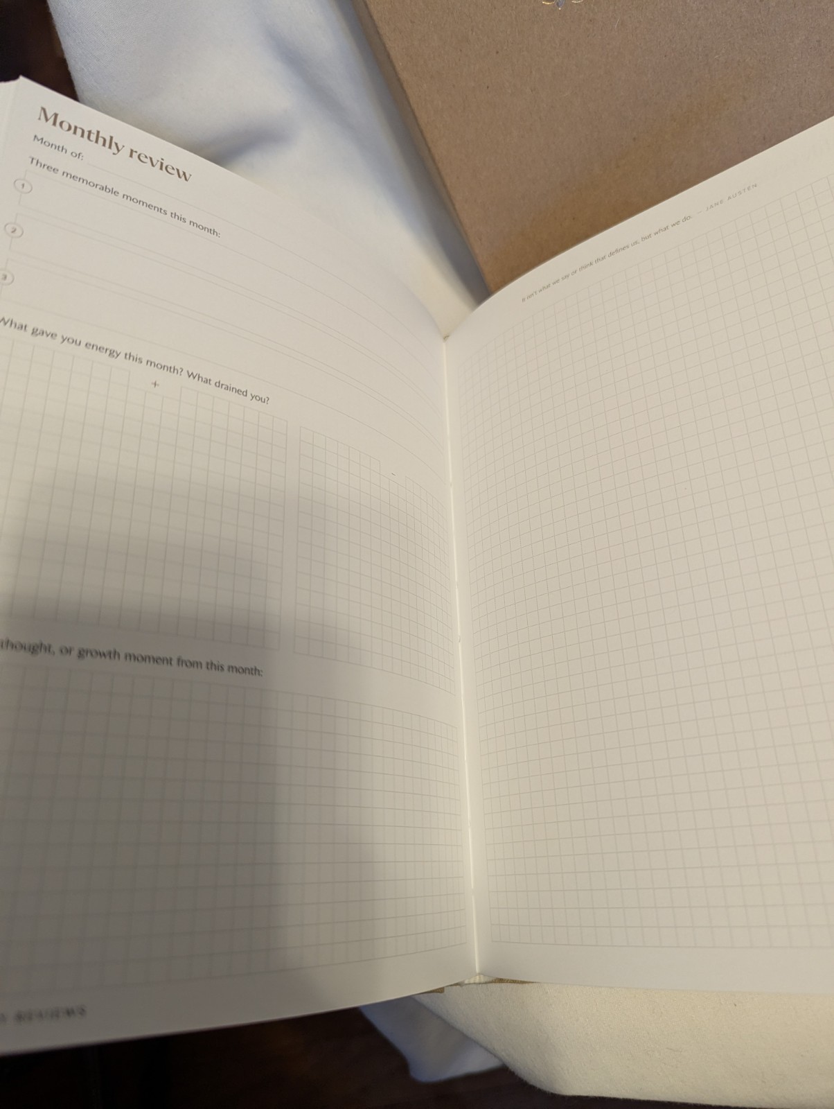 Hemlock & Oak weekly planner, new in box