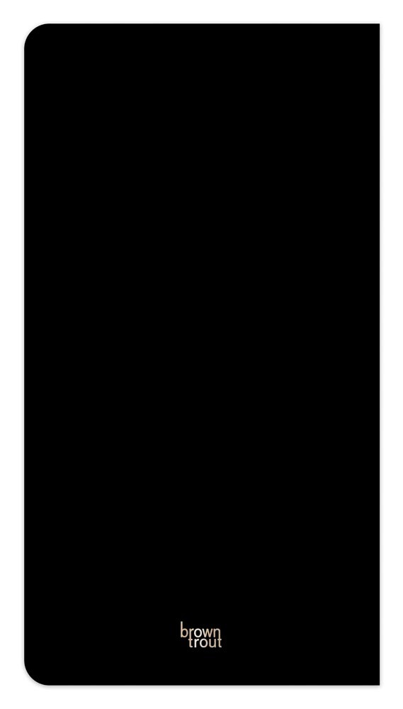 ViewPoint Black | 2026-2027 3.5×6.5″ Monthly Pocket Planner Calendar