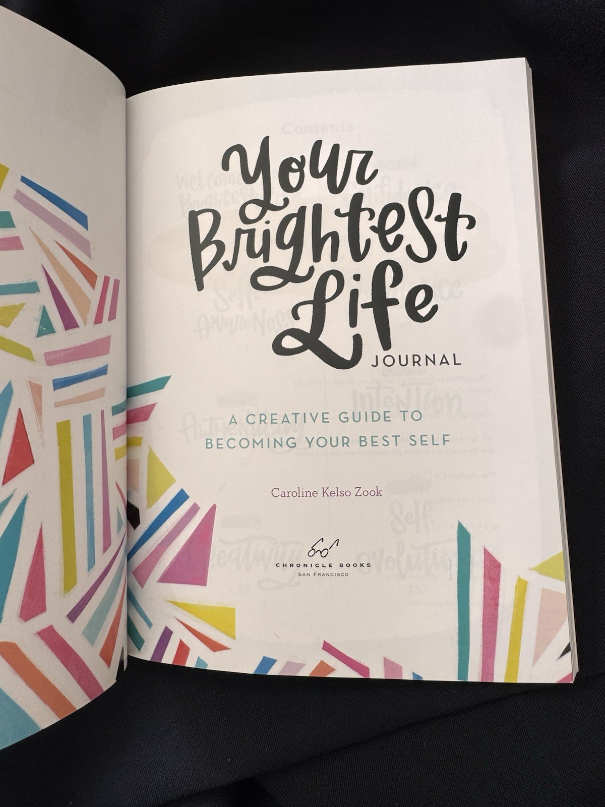 NEW – Your Brightest Life Journal Diary by Caroline Kelso Zook
