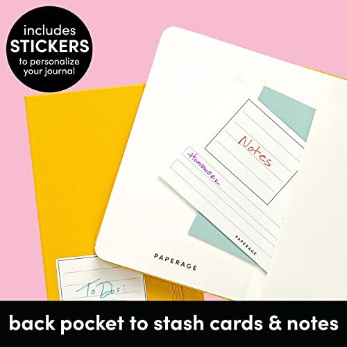 Lined Pocket Journal Notebook, 2 Pack, (), 160 Pages, Small, Pack of 2 Black