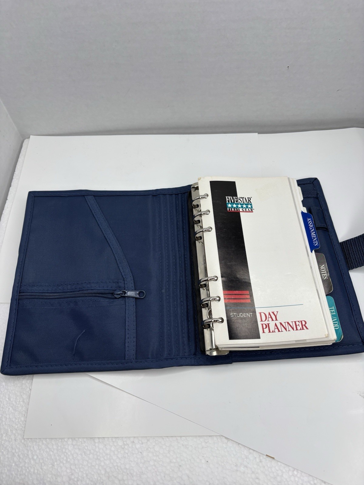 Vtg 1994 Mead FIVE STAR Student Day Planner – Day Planner Blue 7.5×6
