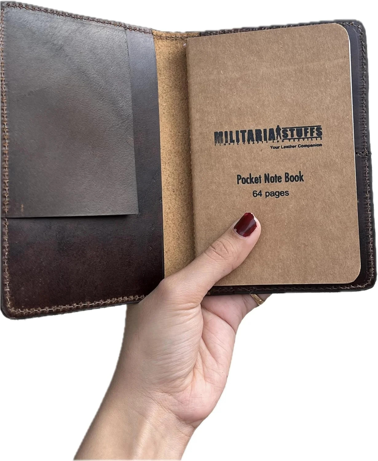 Handmade Vintage Leather Journal Cover for Field Notes – Notebook Cover for Fiel