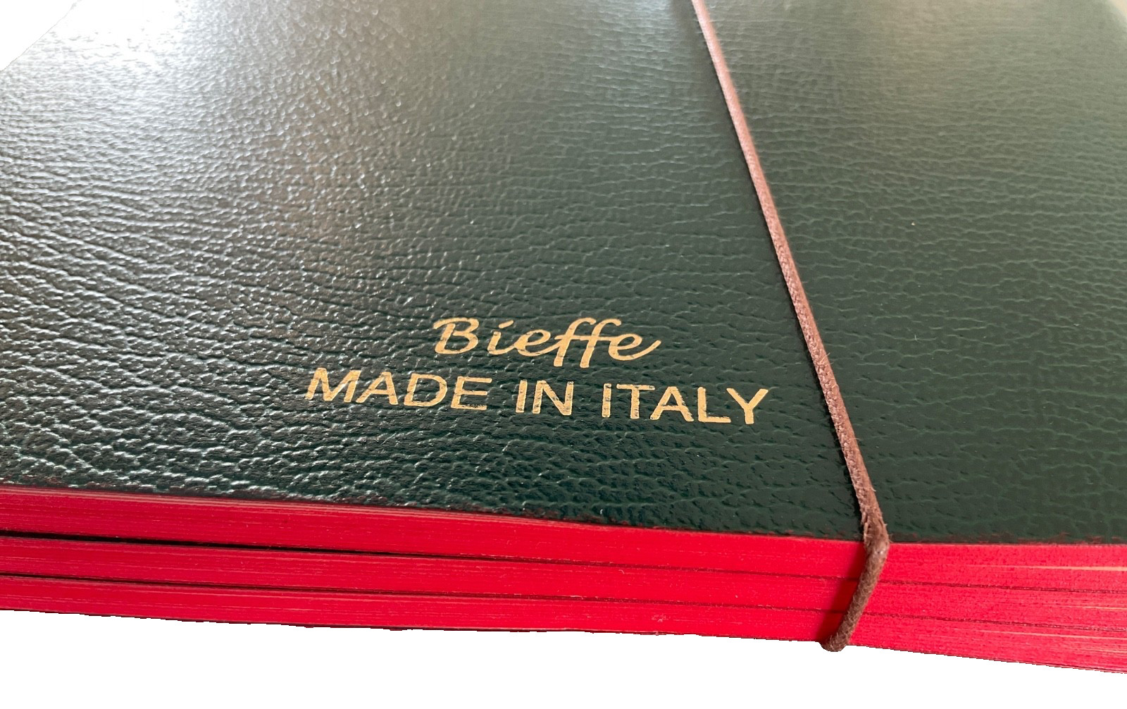 Bieffe~3 Journal/Notebook~hand-made in ITALY~Hunter Green~Perfect Gift~NWT~