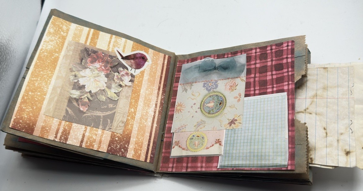 Junk Journal Wishes Themed Medium Is Brown Paper Bags