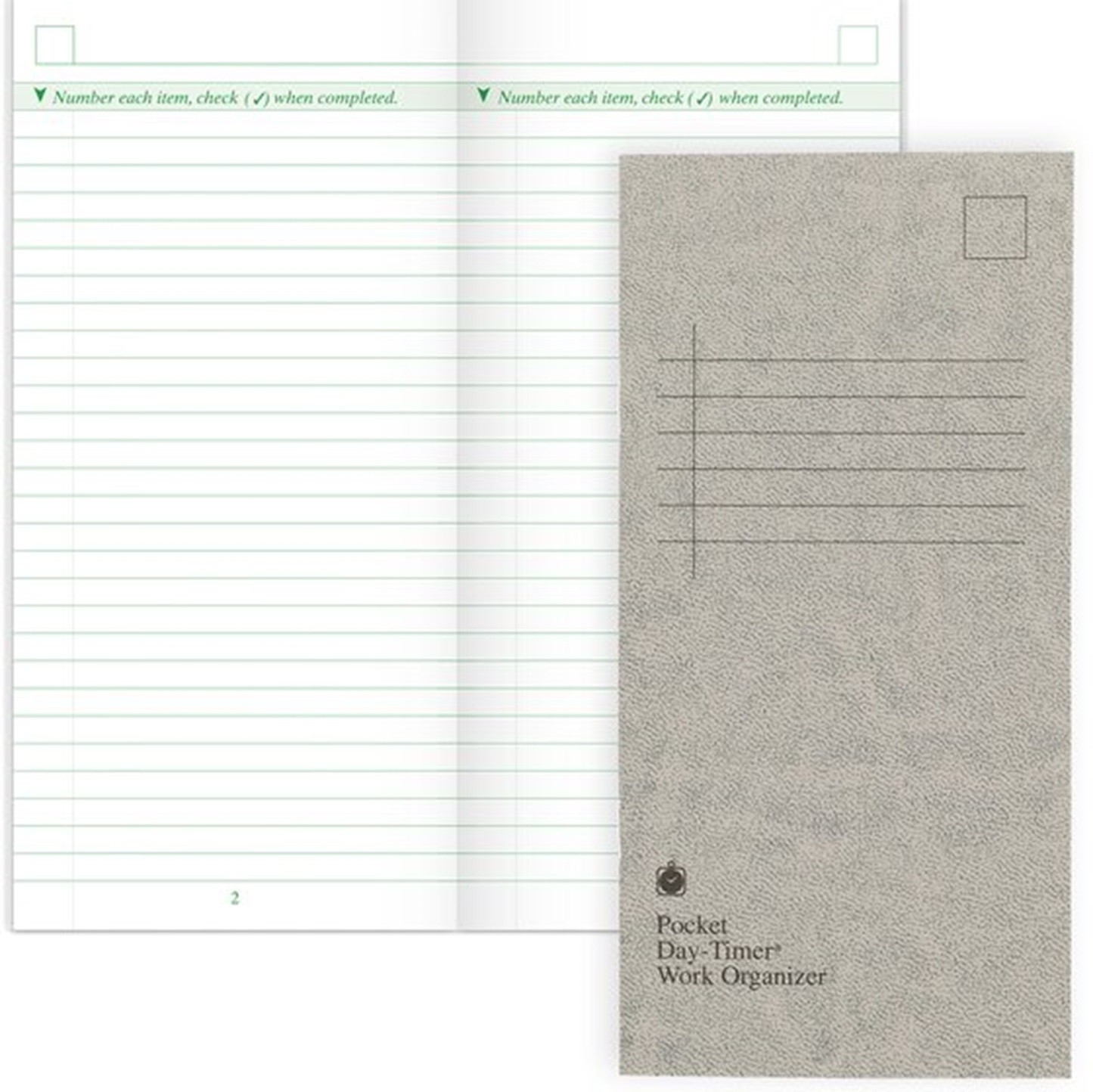 Day-Timer Jan-Dec2027, 2-Pg/Day INDEXED Planner PKT 3-1/2 x 6-1/2″ EXTRAS