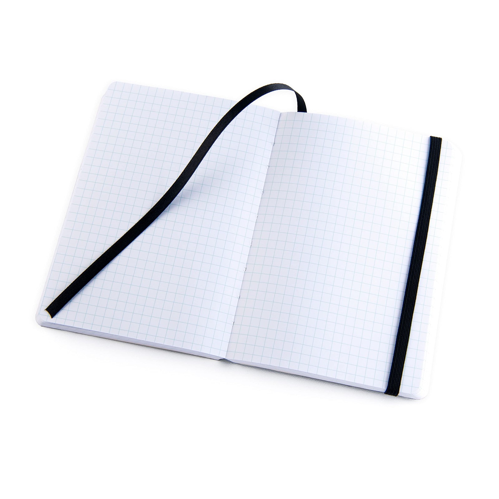 Pentalic 4″ x 6″ Pocket Grid Traveler Journal, 4-inch x 6-inch, Black, Black