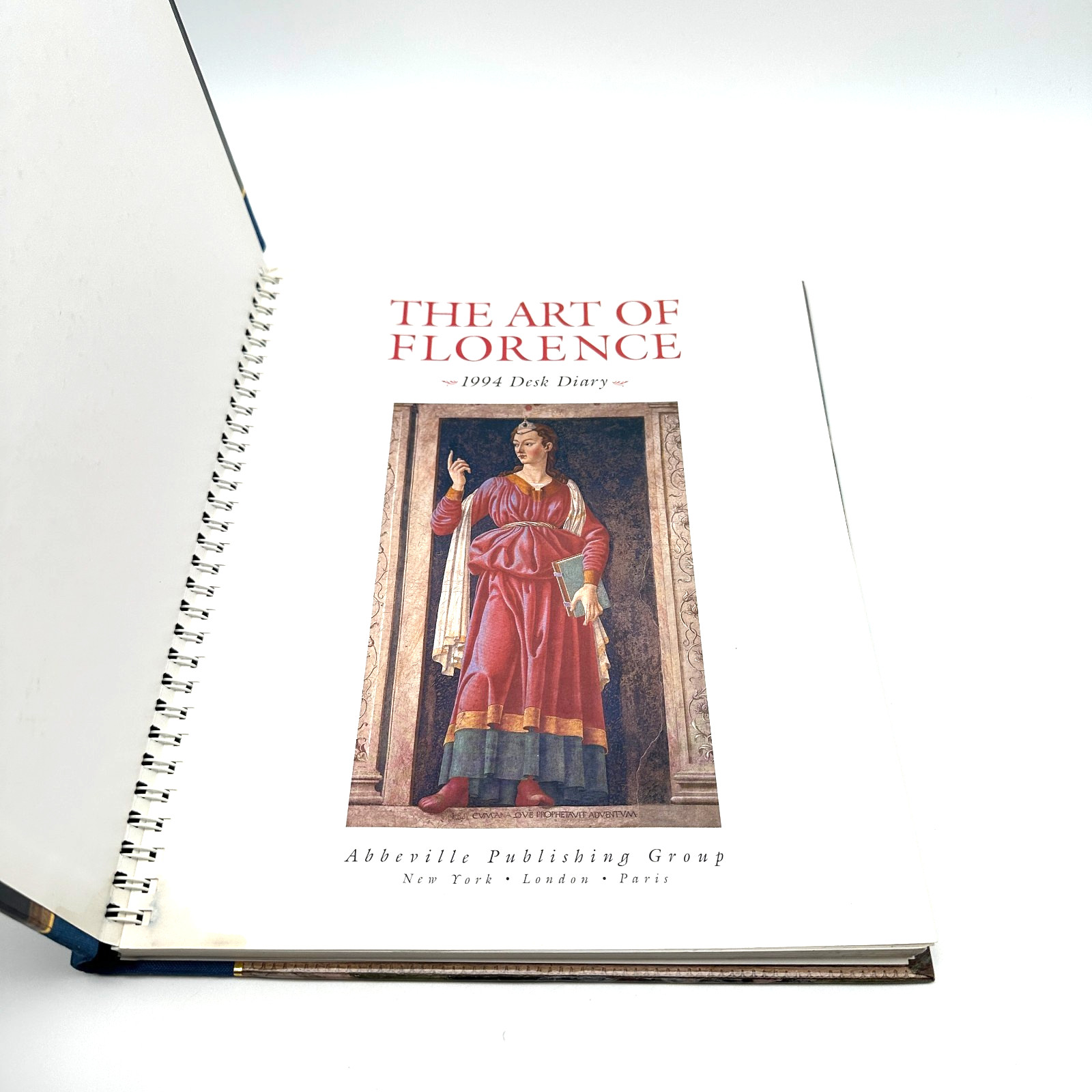 The Art of Florence 1994 Desk Diary Abbeville Publishing Renaissance Art Book
