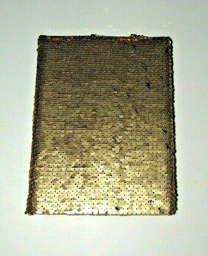 PAPER STUDIO DELUXE GOLD SPARKLE SEQUIN DECORATIVE JOURNAL